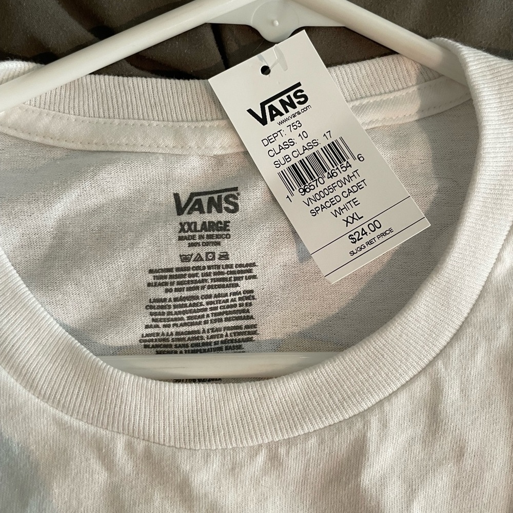 Vans White T-Shirt - Picture 3 of 5